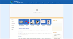 Desktop Screenshot of gentechhealthcare.com